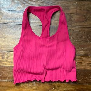 SPIRITUAL GANGSTER X PINK CROP TANK